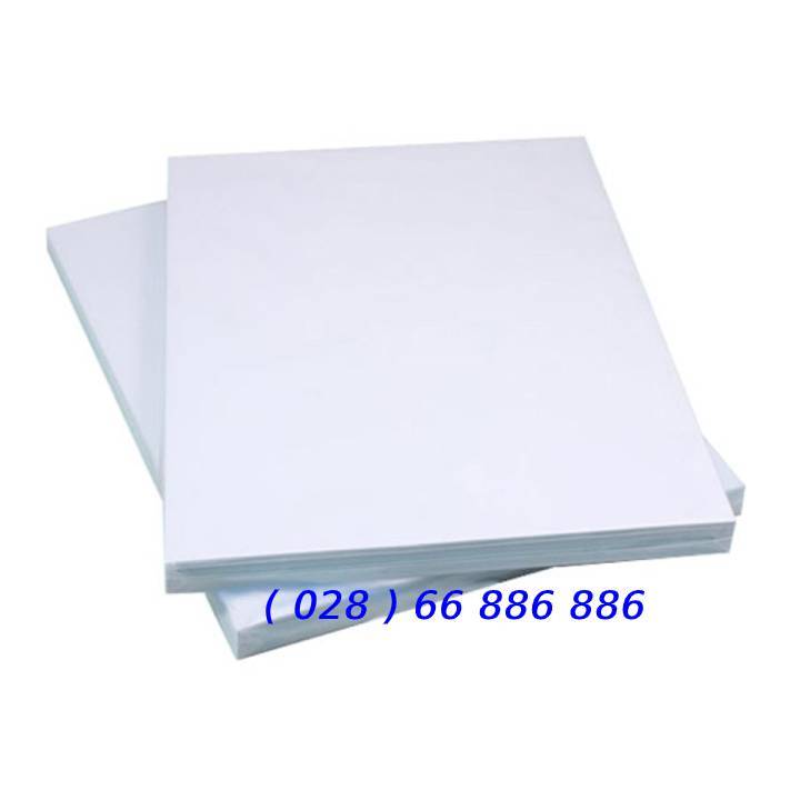 Bìa giấy A4 trắng định lượng 180gsm. Do văn phòng phẩm Hiếu Cường cung cấp