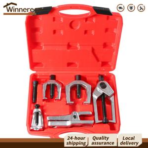 【Winnereco】 Durable 5pcs Front End Service Tool Set for Ball Joint Separator and Pitman Arm Extraction Automotive Maintenance