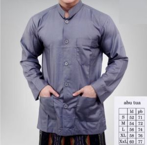 Koko Haibah Hitam Polos Bahan Toyobo Lengan Panjang Baju Koko Habaib Putih Murah Koko Habibi Baju taqwa