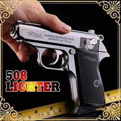Gratis Ongkir ! PROMO!!! Korek Api Pistol Bara Las Pemantik Gas Unik Full Besi
