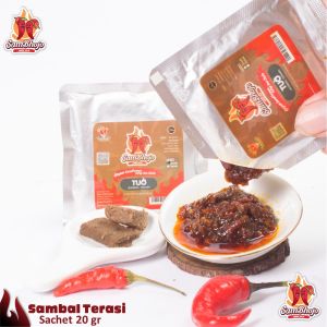 Sambal Terasi (Bojo Tuo) Sambal Kemasan Sachet 20gr