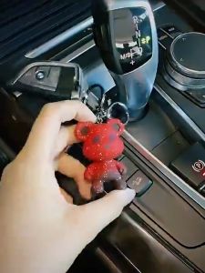 Bear Keychain Cartoon Key Ring Bag Accessories Decoration Gift Car Key