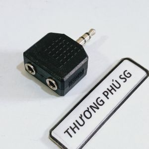 Đầu chia âm thanh 1 ra 2 / Chuẩn 3.5 ly (3 điểm cực)