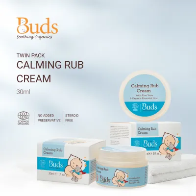 [Twin Pack] Buds Organics BSO Calming Rub Cream (30ml)