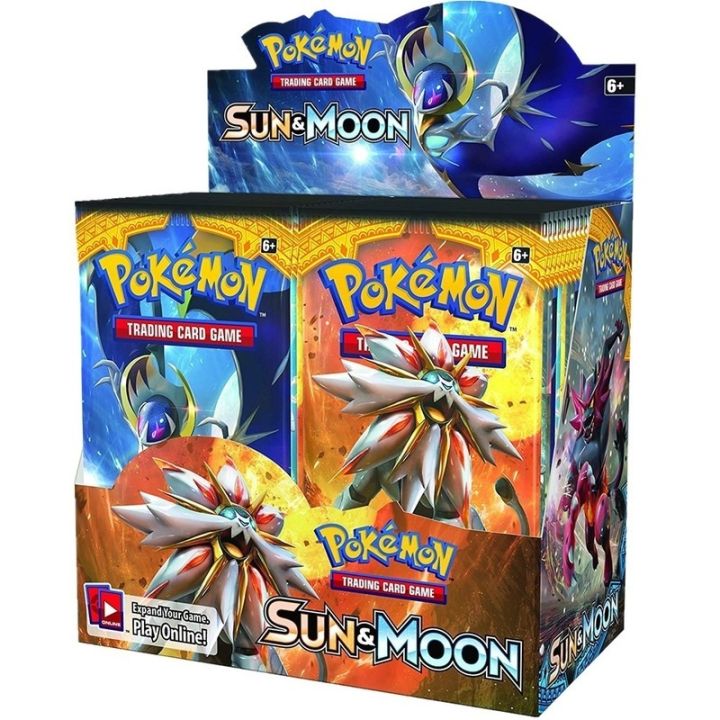 [ 36 pack ]Pokemon Trading Cards Game Pack Box Pogs Sun&Moon Battle ...