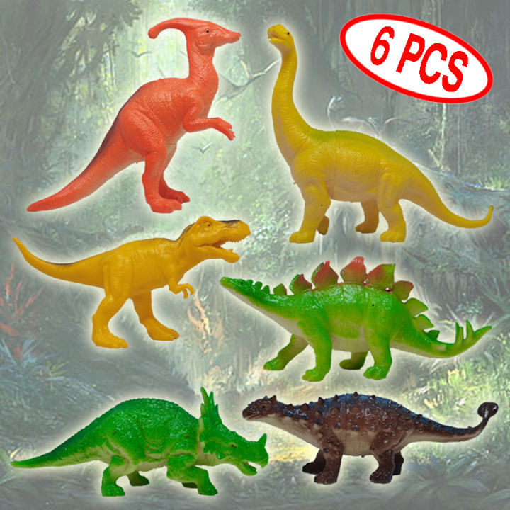Pcs Dinosaur Mini Figure Toys Plastic Assorted Realistic