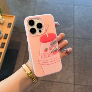 Phone Case For Redmi Note 11S 11 12 13 14S 14 9 10X 9 9S 10 Lite 10S 11SE PRO MAX Casing Redmi 9C NFC 9T 10 10C 12 12C 13 13C 14C 15 15C A1 A2 A3X A3 9 Prime 9A 9AT 9i PRO Cute Yogurt 2 in1 Jelly Can Place Cards TPU Soft Case Cover GDK050A