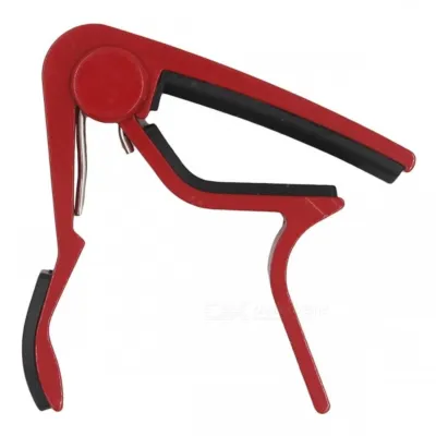 Red Quick Change Capo for Guitar Ukelele and Violin