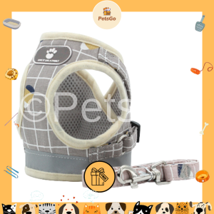 Pet Harness Lead Dog&Cat Harness Lead with Rope Plumbum Abah Haiwan Peliharaan Plumbum Abah Kucing dengan Tali