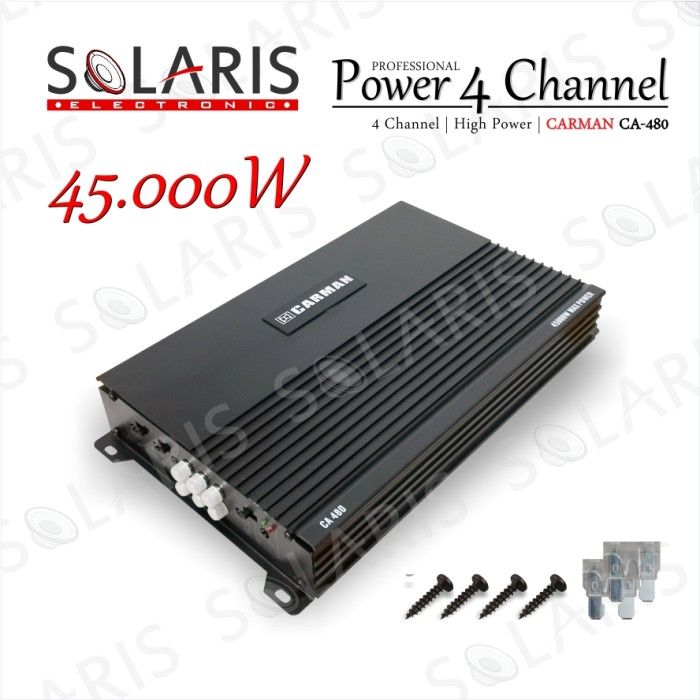 POWER MOBIL 4 CHANNEL AMPLIFIER 25000 WATTS CARMAN CA-480 - | Lazada