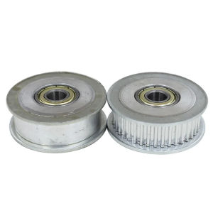 HTD3M 40T Idler Pulley 11/16mm Belt Width 3mm Pitch Bearing Gear Pulley With/Without Teeth Bore 5/6/7/8/10/12/15mm
