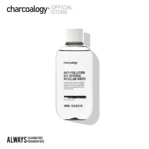 ชาร์โคโลจี คลีนซิ่งไมเซล่า วอเตอร์ 3 IN 1 Charcoalogy Anti Pollution Age Defense Micellar Water 400 มล.