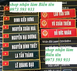 Biển tên kim loại nhận làm biển tên theo yêu cầu biển tên K08