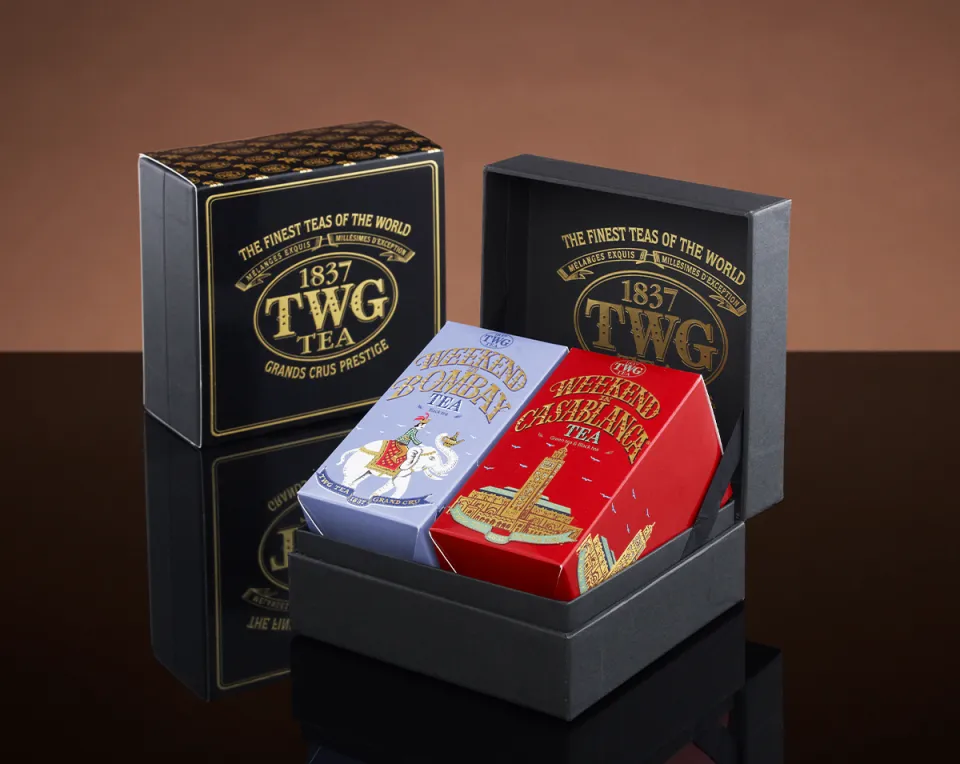 TWG Tea | Spice Route Duo Weekend Tea Set in Haute Couture Tea Tin