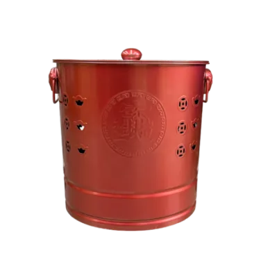 Chop Tan Lam Hin Nano Red Burning Paper Bucket 陈南兴 纳米红烧金桶 烧金炉 聚宝盆 聚宝炉 加大/大/中/小/迷你