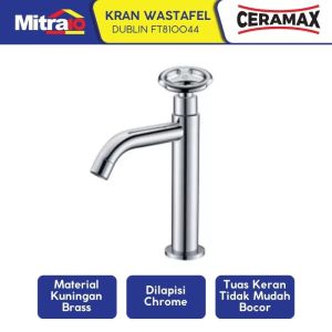 Ceramac Kran Wastafel Chrome Dublin FT810044