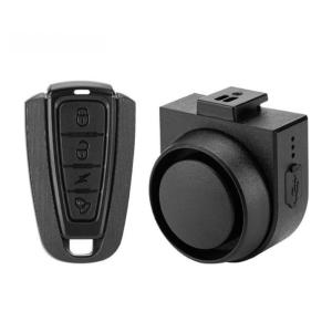 Anti Theft Bike Alarm Horn Rechargeable Loud Bells with Remote Control for Scooter Road Bike Sensitivity Adjustable