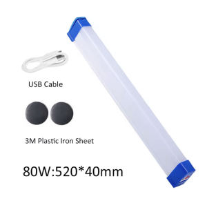 หลอดไฟLEDไร้สาย ไฟฉุกเฉิน3โหมด พกพา80w/60w/30wหลอดไฟแขวน หลอดไฟ ติดกำแพง ชาร์จไฟUSBหลอดไฟกลางคืน ไฟกลางแจ้ง