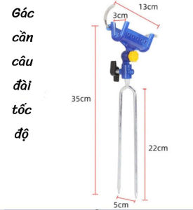 GIÁ ĐỠ GÁC TỐC ĐỘ CHỐNG CẦN CÂU TAY BẰNG HỢP KIM KẾT HỢP NHỰA ABS