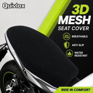 3D Mesh Motorcycle Seat Cover Universal Breathable Non Slip Anti Scratch Wear Resistant Motorbike Cushion Fits Honda PCX Yamaha Nmax