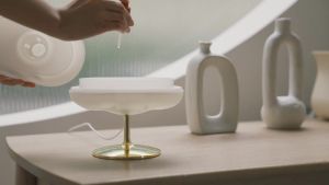 Cloud Air Humidifier Aromatherapy Fragrance Essential Oil Diffuser Warm Colors Night Light Mode