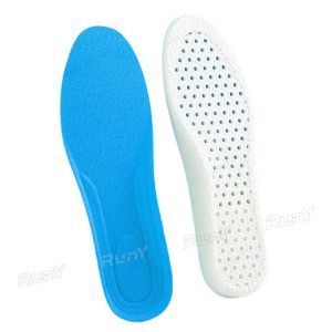 RunY Sneaker Insoles Breathable Mesh Shock Absorbing Elastic Soft Men Women Shoes Pad