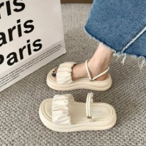 [Free Shipping] WomenS Thick-Soled Slippers For Summer 2026 New Style Versatile Sandals That Can Be Worn With Dresses Beach Flip-Flops