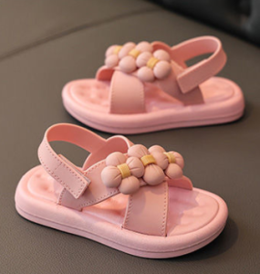 HF Xăng Đan Trẻ Em Thời Trang Phong Cách Hàn Quốc Xăng Đan Công Chúa Bé Gái Xăng Đan Mềm Mại Và Thoải Mái Chất Lượng Cao Xăng Đan Thường Ngày Ngoài Trời Kasut Budak Pempuan 22022708