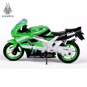 Mô Hình Mô Tô Kim Loại 1/18 KAWASAKI NINJA ZX9R Maisto Dùng Để Trưng Bày Bàn Làm Việc Làm Đồ Chơi Trẻ Em