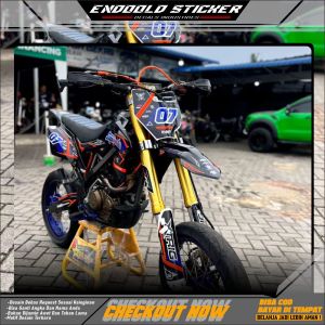 Kawasaki KLX BF hitam decal stiker  emblem  aksesoris klx