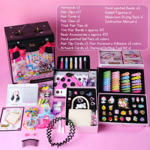 Hair Clips for Kids DIY Hair Clip Hair Accessories for Girls DIY Hair Accessories DIY Kit for Kids