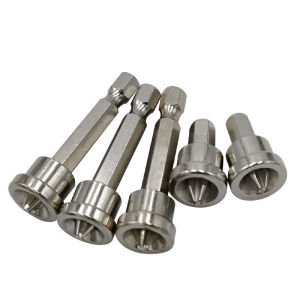 Magnetic Positioning Screwdriver Bits Head 25/50mm Positioning Bit Batch Head Woodworking