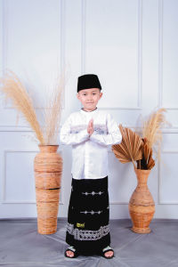 Sarung Instan Anak Bordir premium Pintu aceh Bali dan Toraja hitam