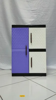 Lemari plastik Susun 2 Kombinasi Galaxy PINTU Home organizer Furniture