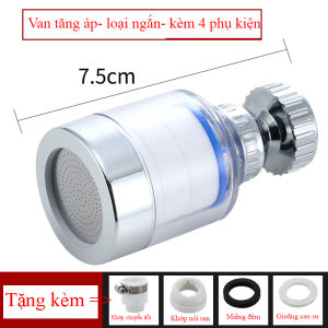 Đầu vòi lọc nước tăng áp xoay 360 độ thích hợp cho mọi loại vòi chậu rửa vòi phun