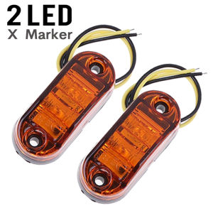 2pcs Led Light For Truck 24v Side Marker Light Clearance Light Indicator Light For Car