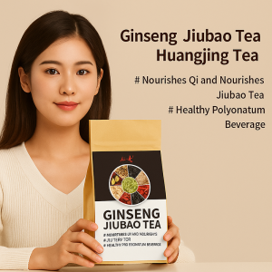 Ginseng Huangjing Nine Treasure Tea for All Year Round  Perfect for Adults and Men Needing Nourishment  Health-Boosting Supplement for Vitality