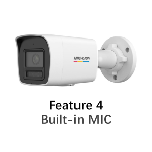 (2026 New) Hikvision DS-2CD1047G3-LIU 4MP ColorVu 3.0 Fixed Smart Hybrid Light Audio Bullet Network Camera IP Camera NASHANTOO