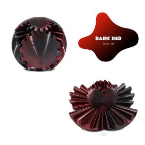 PROTRU Eye-catching 3D Gear Ball Relaxing Gear Sphere 3D Printed Gear Ball Easy To Handle Colorful Deformation Spin Ball Children Adults