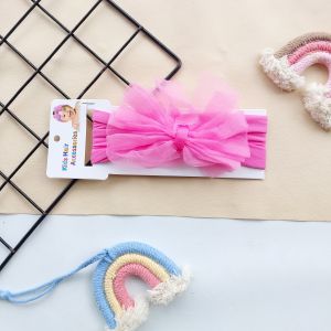 Bandana Bayi 0 6 Bulan Perempuan Pita Besar / Bando Bayi Lucu