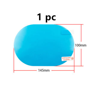 2pc Car Rearview Mirror Rainproof Film Auto Side Window Anti-fog Waterproof Protective Film
