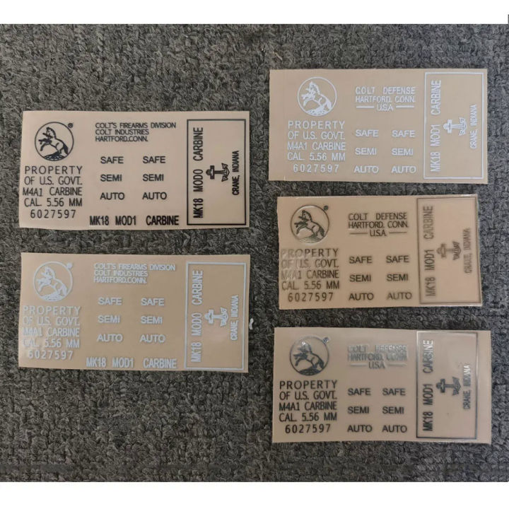 Mk18 Sticker Playful Bag MK18 M4A1 Tactical Metal Stickers Military Fan Decal For ...