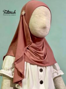 (NEW) FATIMAH Adira Tudung Sarung Instant  (0-3 thn) Tudung Kids Lazy Travel Jersey Tudung Kanak-Kanak