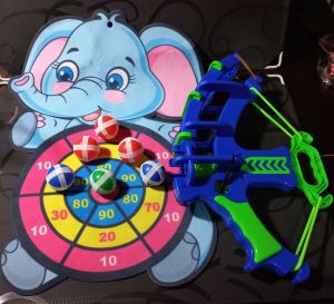 Đồ Chơi Vận Động Bé Làm Cung Thủ Đồ Chơi Thể Thao Trẻ Em Bộ C.ung T.ên Có Đèn Led Size 61cm ( Bộ gồm 1 Cung 3 Mũi Tên ) 02094