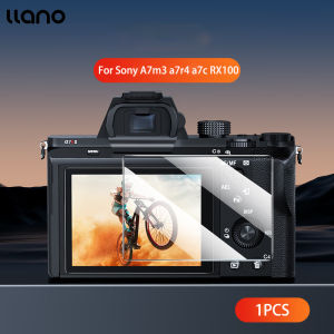 Llano 2PCS Camera Tempered Glass Compatible with ZV-E10 ZVE10 A6700 a7m4 a7c2 a7m3 a7r5 a7c RX100 A6600 A6400 Water-proof Camera Screen Protector HD Clear LCD Protective Film Glass