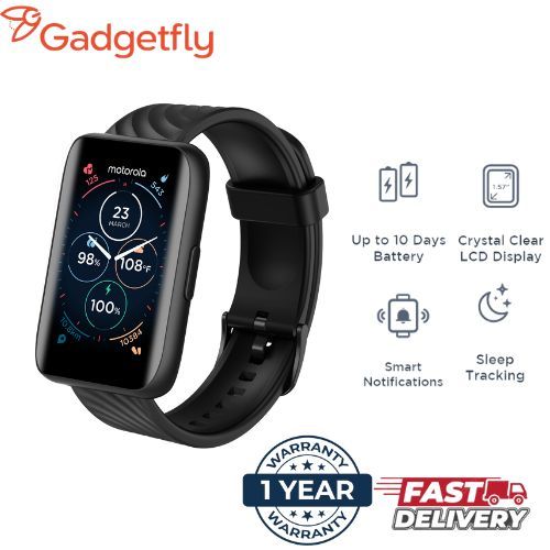 Motorola Moto Watch 40 Smart Watch Sleep Tracking/Goggle Fit/Heart