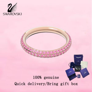 💎 Swarovski 💎 Womens fashion Ring Pink crystal gemstone rose gold tone plated M5402365 Stone Ring Valentines Day gift Birthday gift