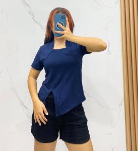 LISZ fashion / kaos wanita lengan pendek / kaos polos wanita 6034