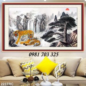 Tranh gạch 3D hổ sơn lâm