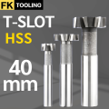 ที-สล็อต ไฮสปีด HSS T-SLOT CUTTER โต40 มม.. 
